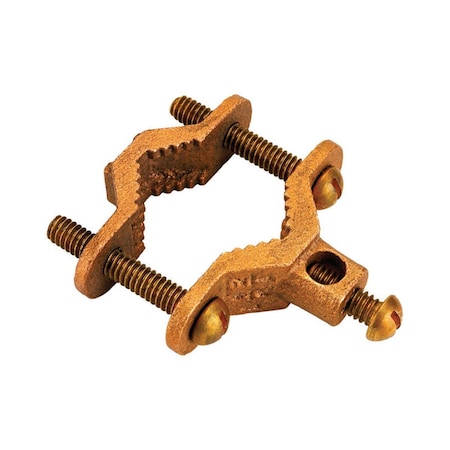 Home Improvement 0.25 x 0.75 in. Brass Bonding Clamp HO154109